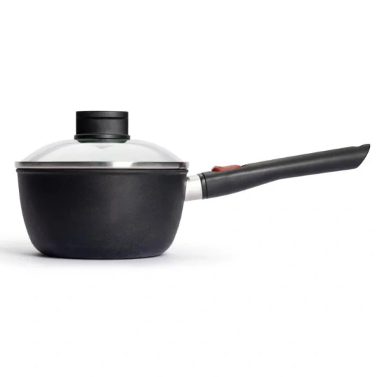 Κατσαρολάκι αντικολλητικό από χυτό αλουμίνιο με γυάλινο καπάκι και αποσπώμενη λαβή 18 εκατ. 1.6 λτ. Eco Lite QXR