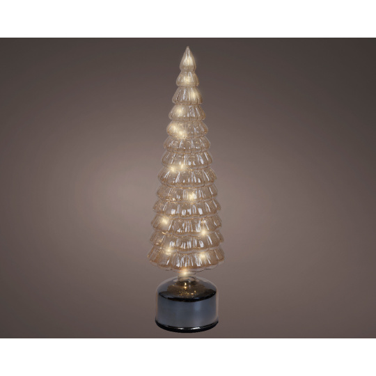 Micro 20LED Περιστρεφόμενο Δεντράκι Amber 11x39cm