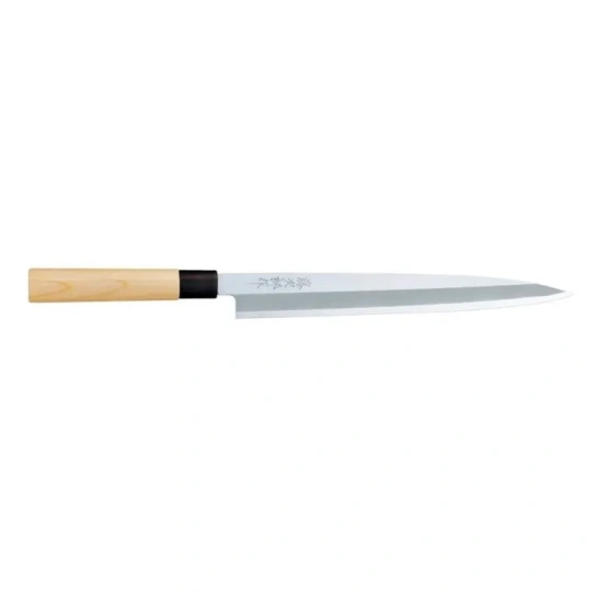 Μαχαίρι Yanagi-Sashimi από ατσάλι shirogami 27 εκατ. με λαβή βελανιδιάς Tojiro Shirogami