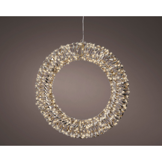 Micro 600LED Στεφάνι Χρυσό Θερμού Φωτισμού