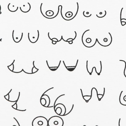 Artsy Mats - Αντιολισθητικό Πατάκι Μπάνιου Boobs White Stone 39x60cm